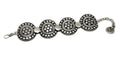 Handmade Pewter  Dot Bracelet - 2664