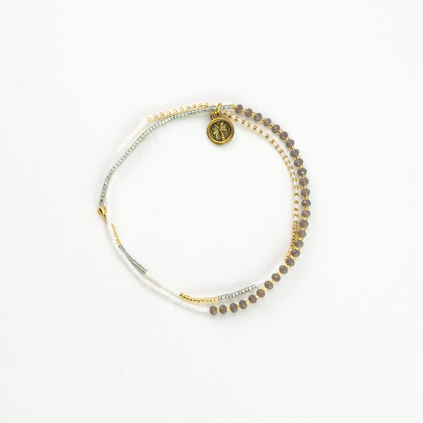 Monte Carlo Bracelet, Beaded Bracelet, Summer Jewelry