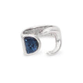 Handmade BlueMoon Crystal Brass Ring - 6913