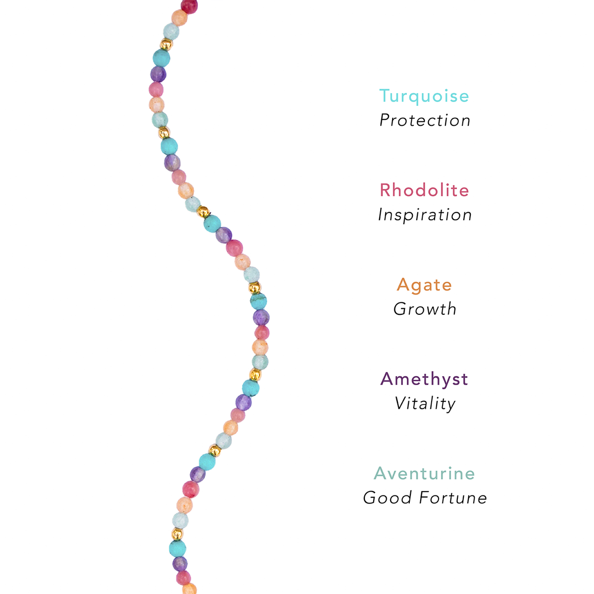 Vibrant Spirit 2mm Healing Anklet