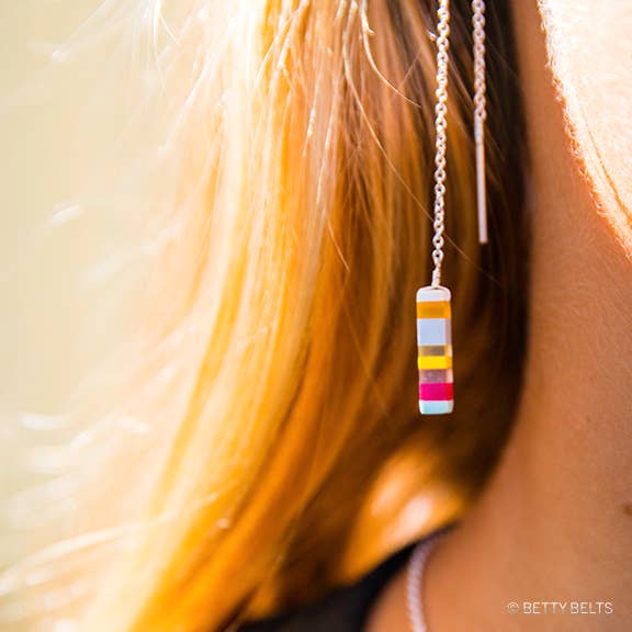 CHIHIRO TOKYO Surfite Threader Earrings
