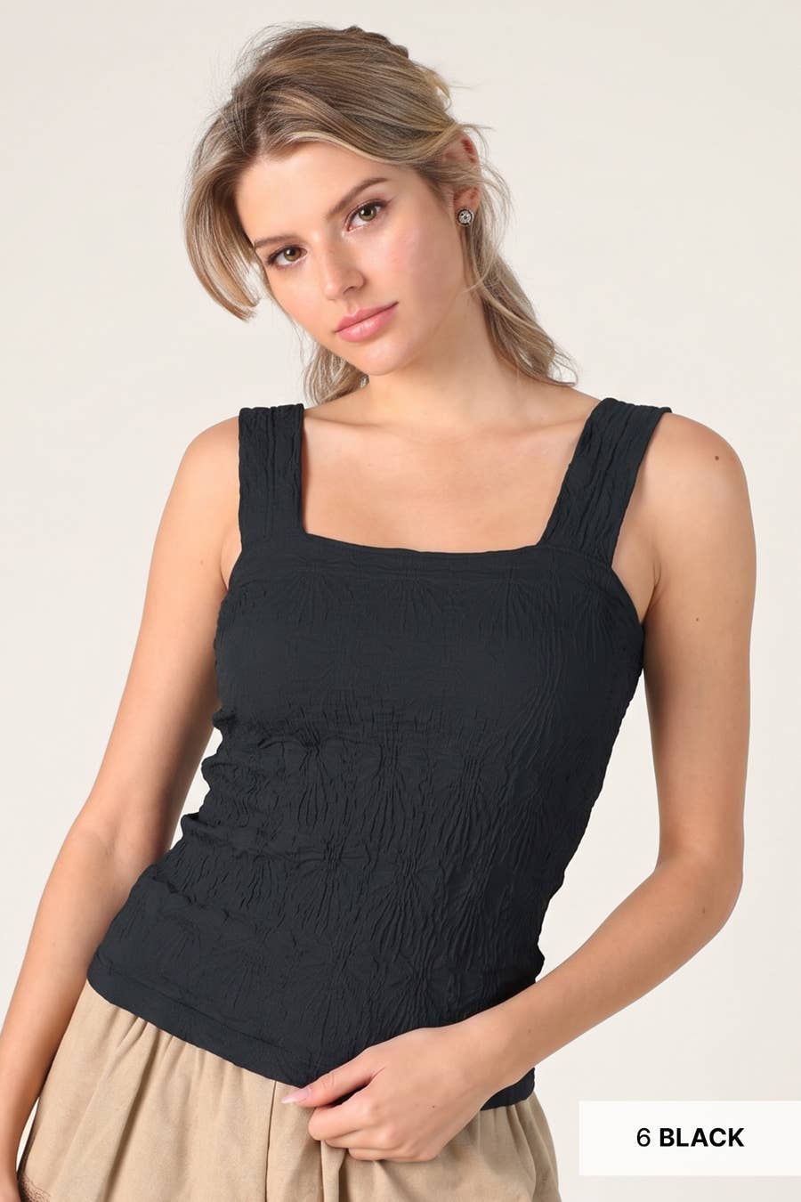 Lace Textured Square Top