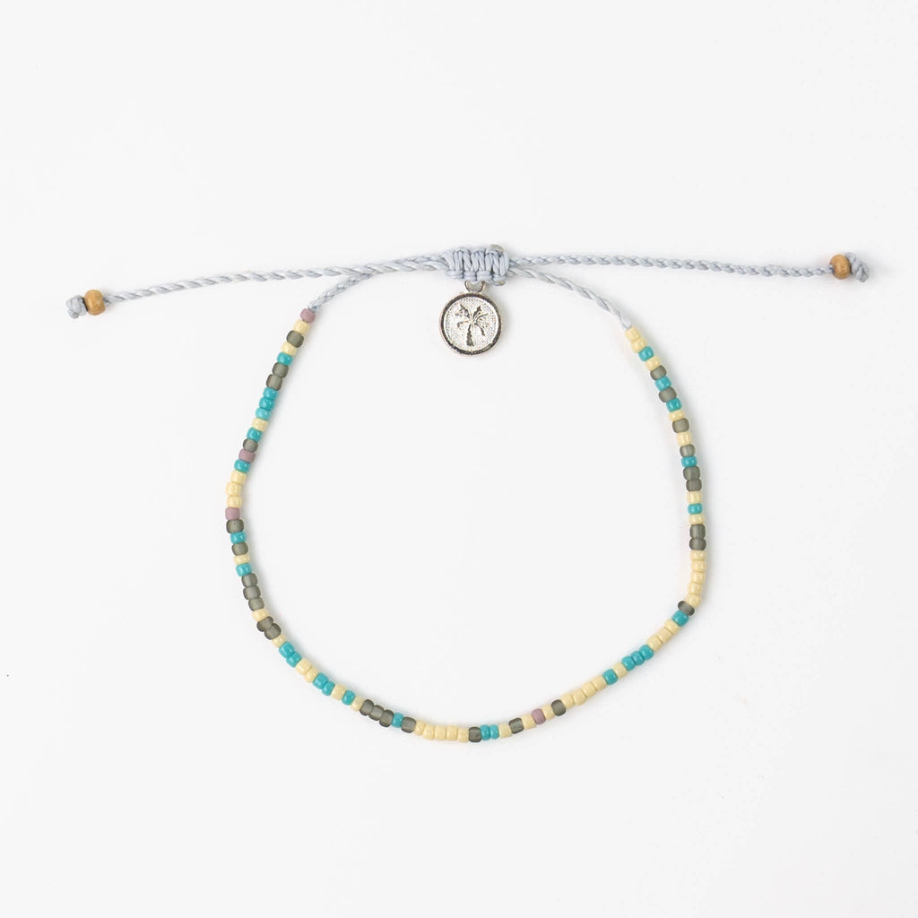 Alila Dainty Beaded Bracelet, Friendship Bracelet, Summer: Black & Gold