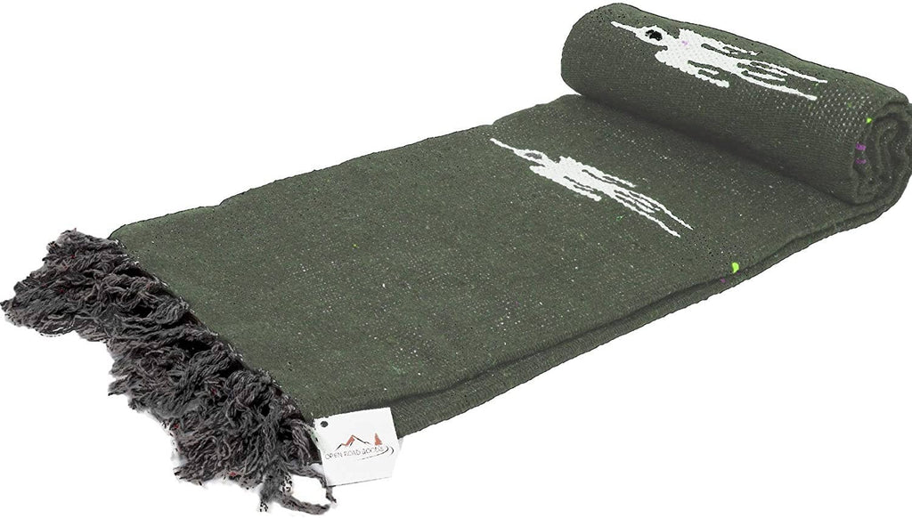 Olive Green Baja Thunderbird Blanket