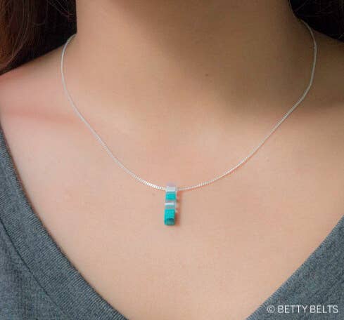 CHIHIRO Tokyo Surfite Charm + Sterling Chain