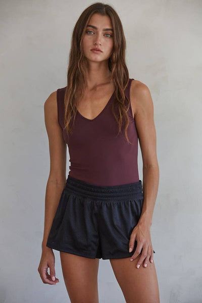 S1006-1 | Seamless Reverse U-V Neck Tank