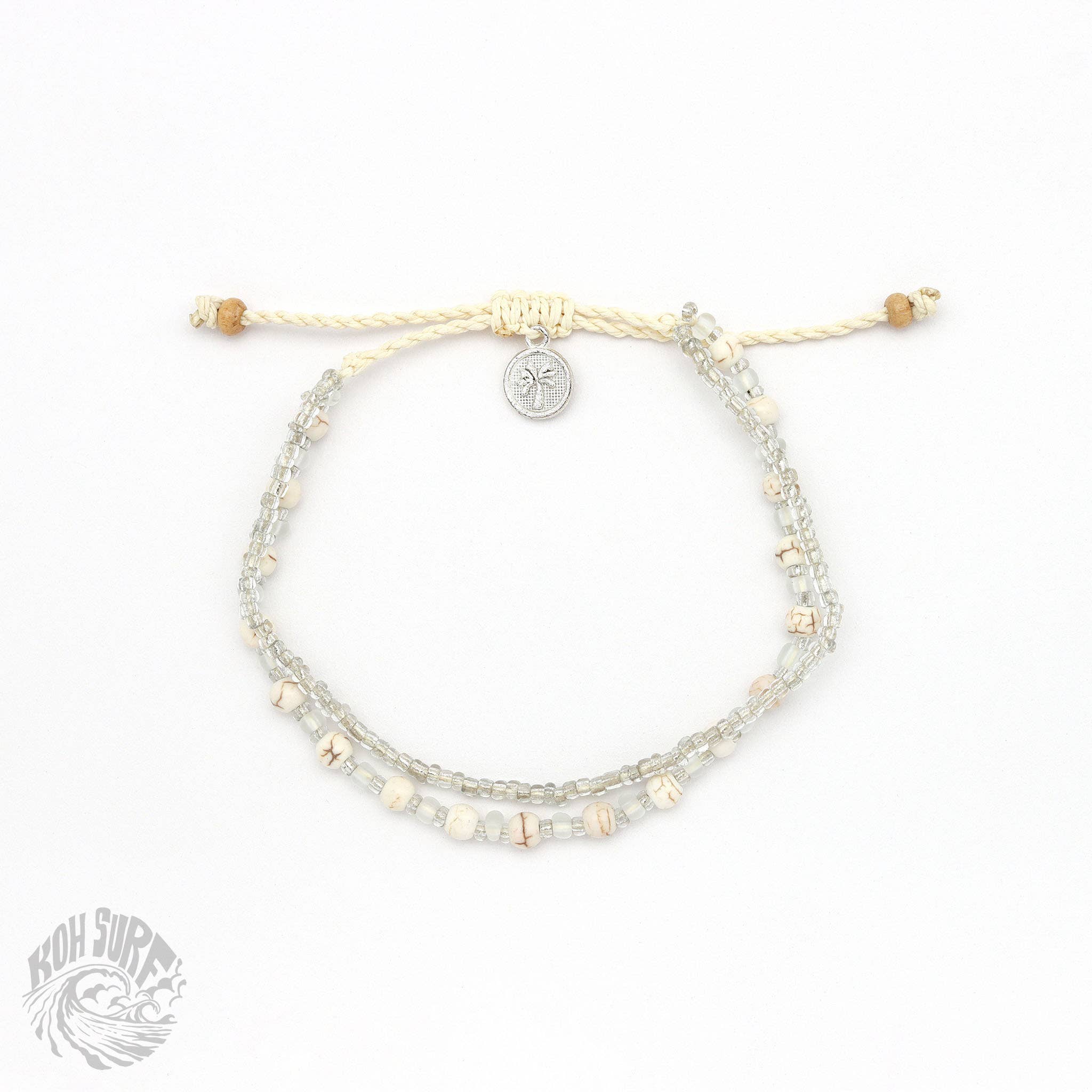 Kanawa Beach Beaded Anklet, Beachy Anklet by Koh Surf
