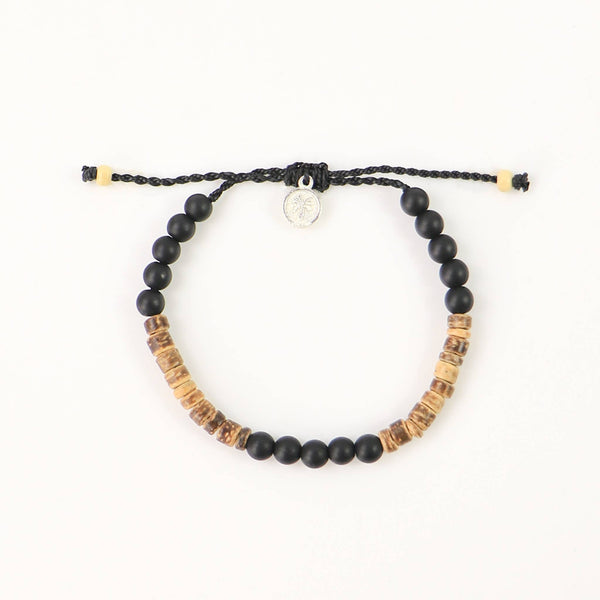 Cannon Beach Natural Stone Bracelet by Pineapple Island