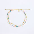 Golden Hour Colourful Beaded Anklet Collection, Surf Jewelry