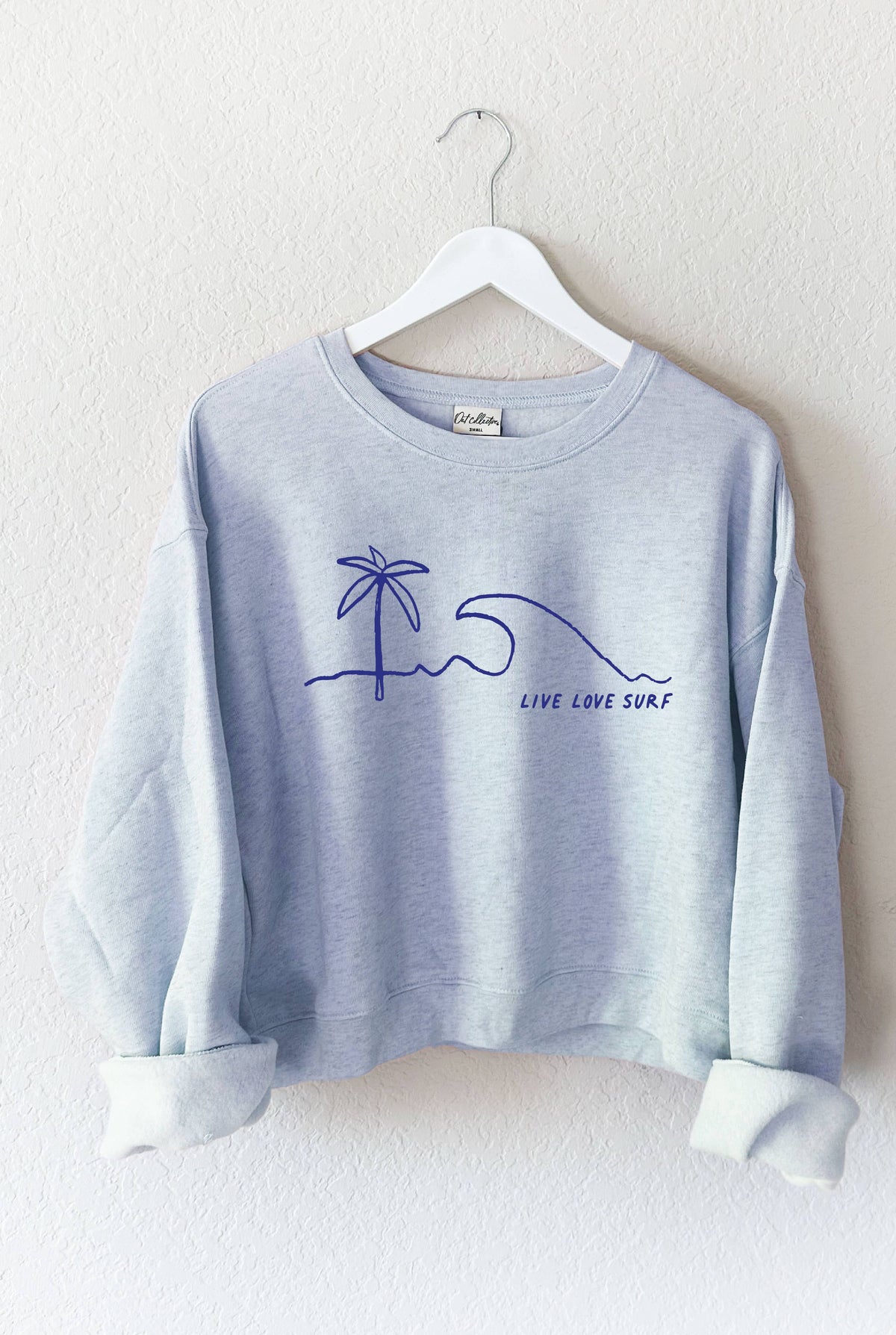 LIVE LOVE SURF Mid Graphic Sweatshirt