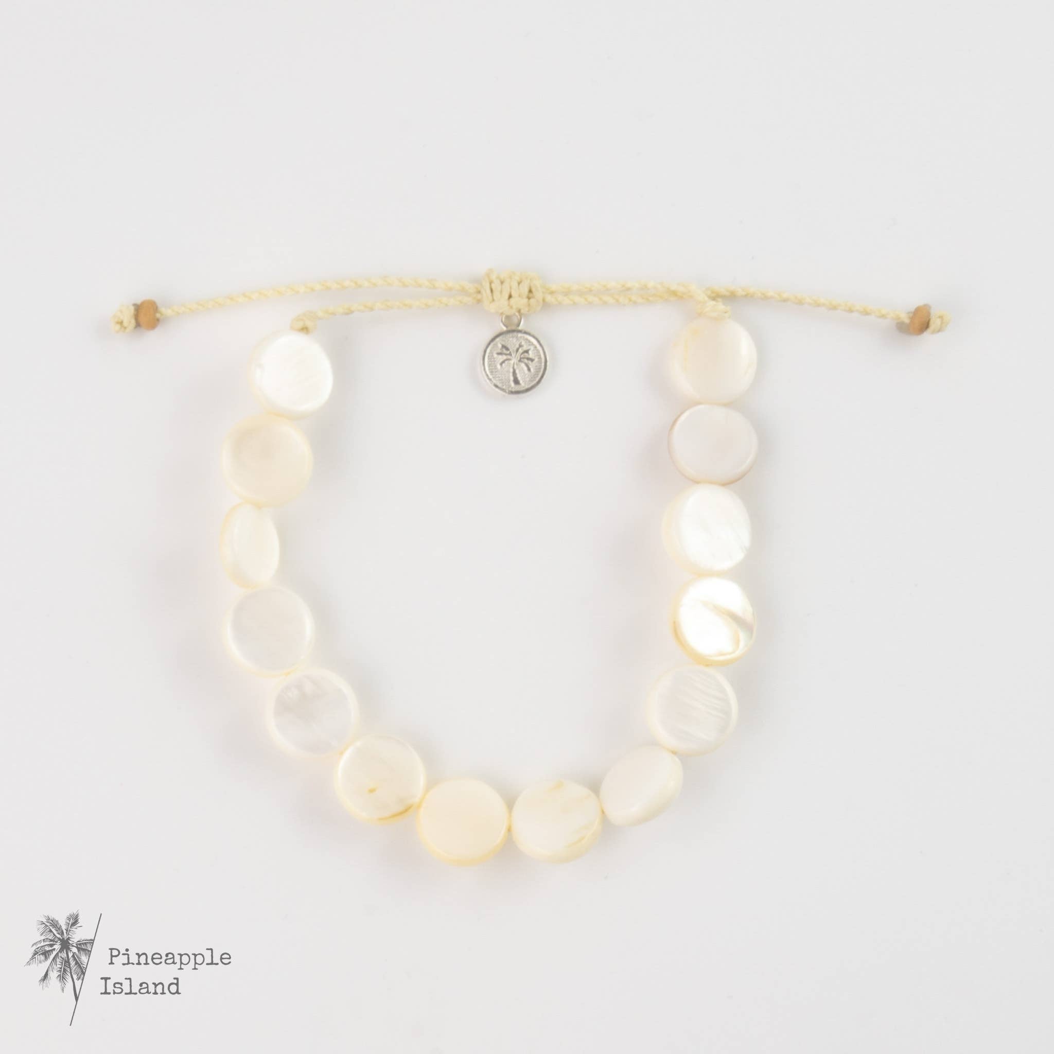 Disc Bracelet, Beaded Bracelet, Boho by Pineapple Island