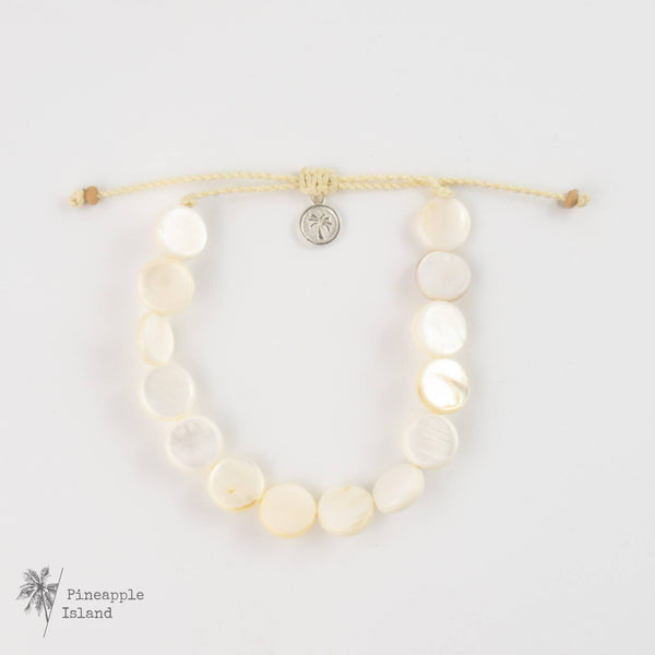 Disc Bracelet, Beaded Bracelet, Boho by Pineapple Island