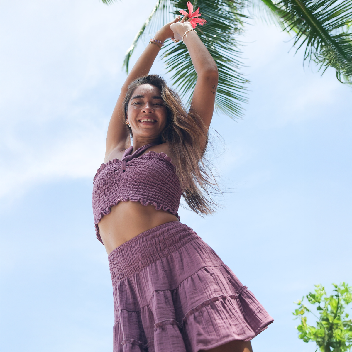 Berry Sea Breeze Skirt
