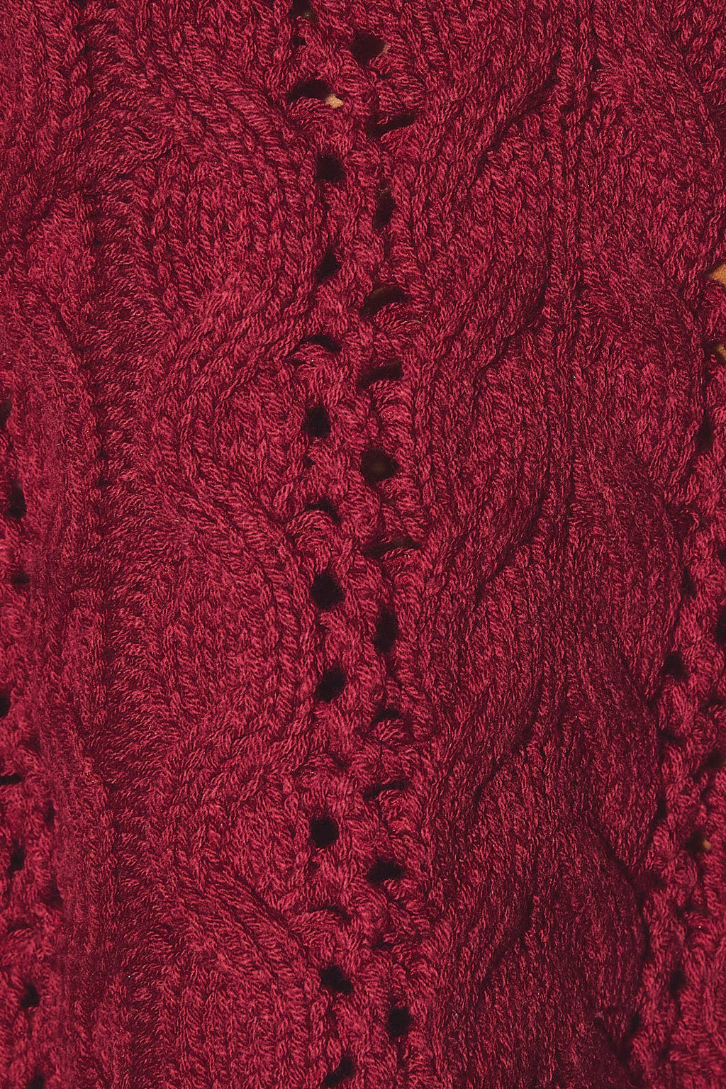CABLE KNIT SWEATER TOP