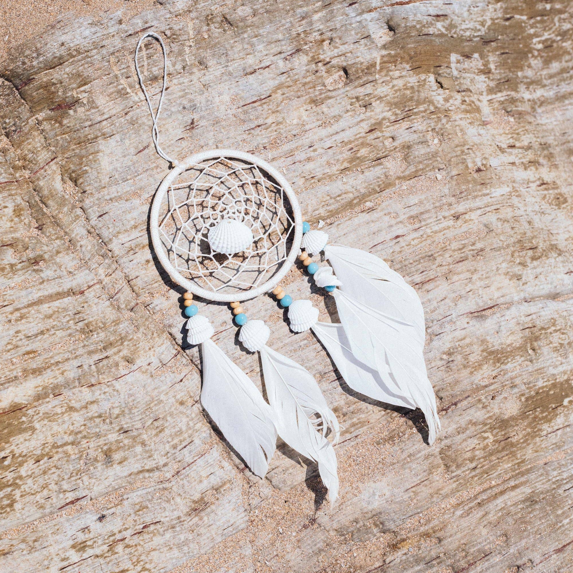 Ulu Dream Catcher, Small Dreamcatcher, White Dreamcatcher