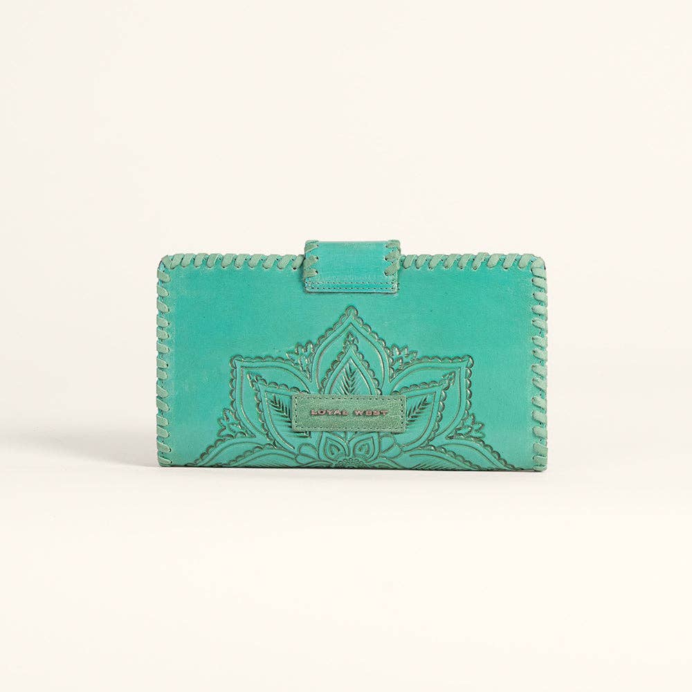 Loyal West Desert Lotus Wallet - Turquoise