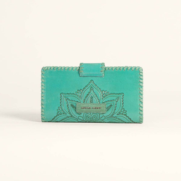 Loyal West Desert Lotus Wallet - Turquoise