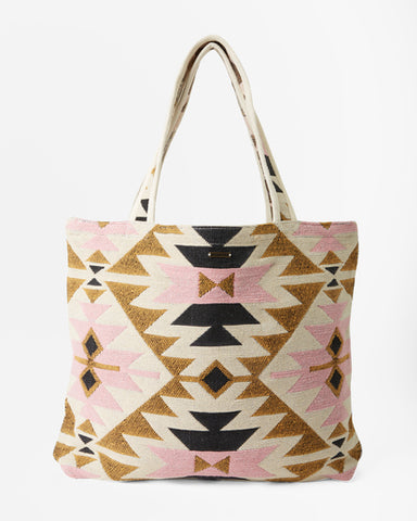 Happy Go Lucky Patterned Tote Bag
