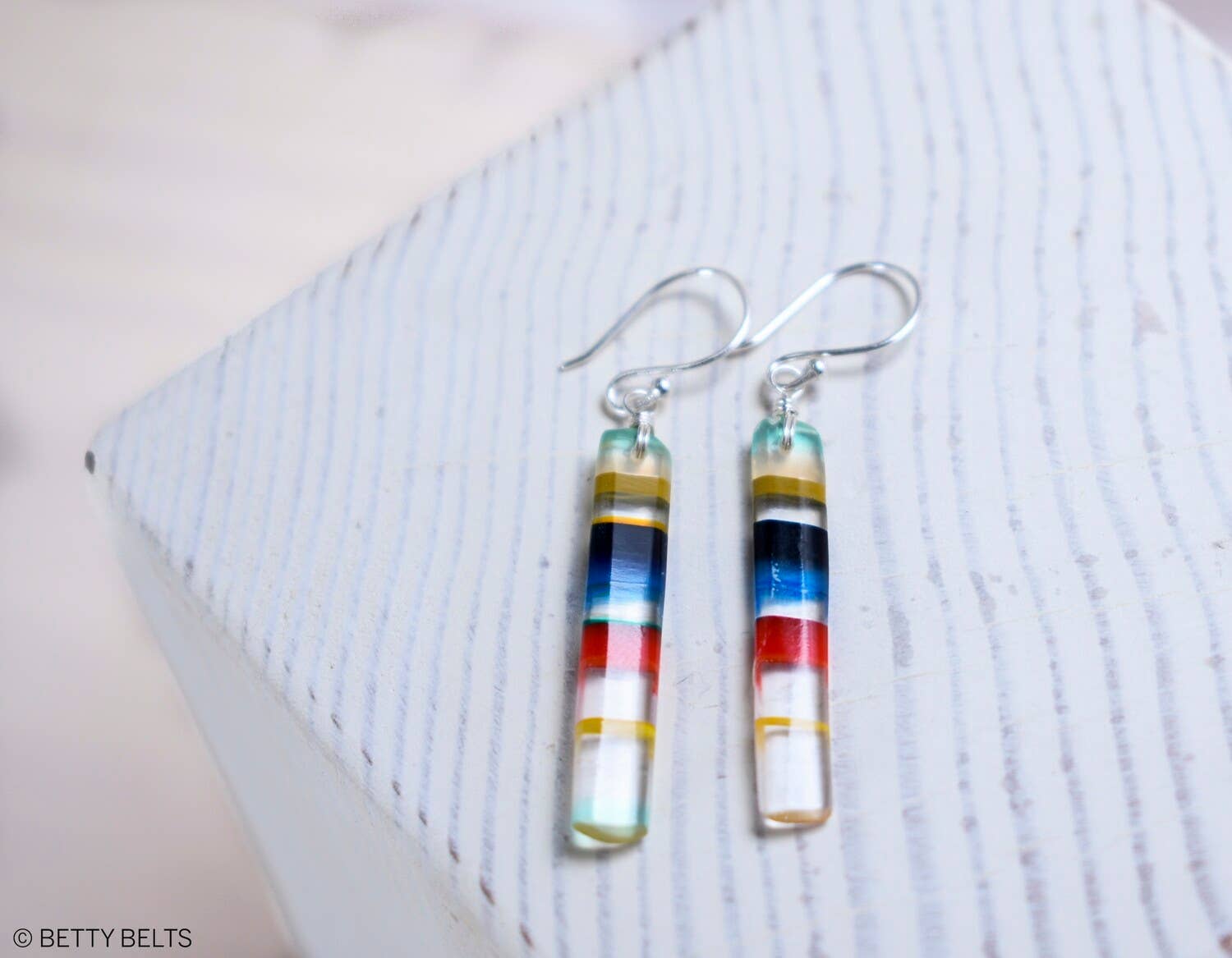 Amanda Upcycled Surf Resin Resin Earrings