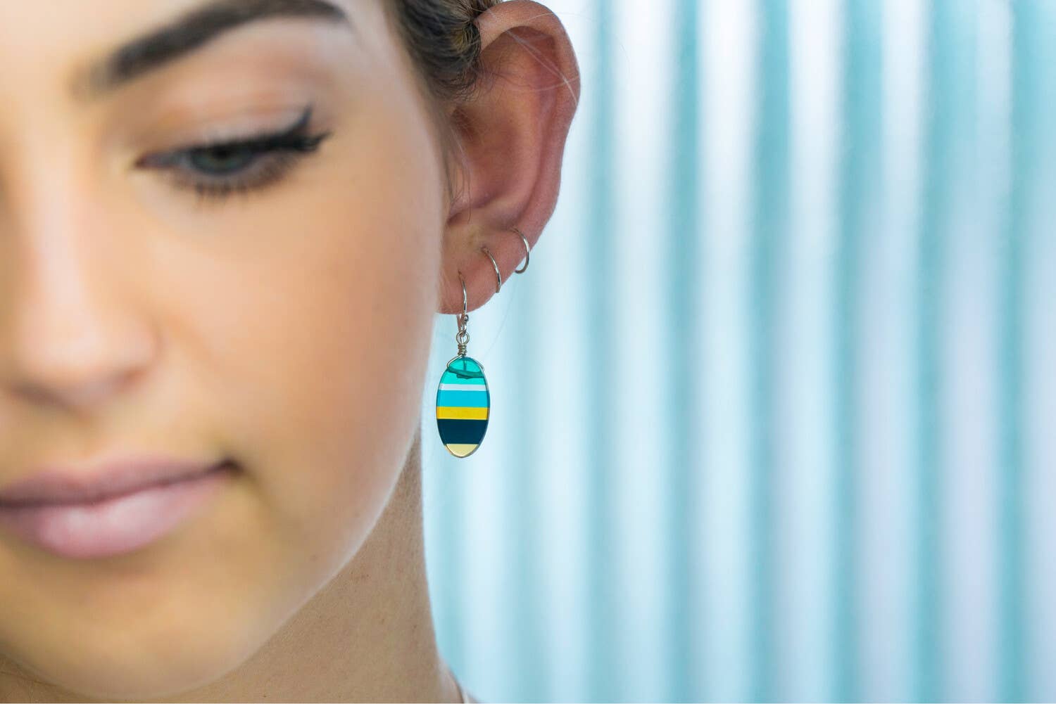 SURFY Upcycled Surfboard Resin Earrings
