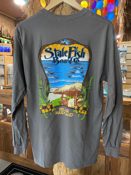 SHOP TEE L/S,  TIKI HUT