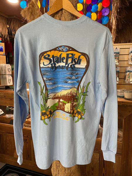 SHOP TEE L/S,  TIKI HUT