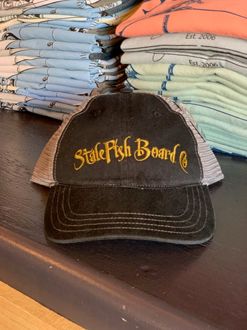 STALEFISH BASEBALL HAT #111- SCRIPT