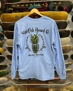 SHOP TEE L/S, Pineapple